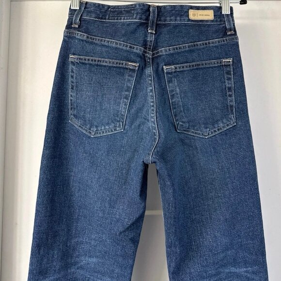 AG Womens 26 Jeans Alexxis High Rise Straight Leg Button Fly Blue Japanese Denim - Picture 7 of 13